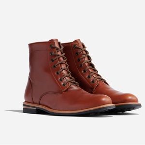 Nisolo men’s All-Weather Andres Boot -brandy size 9